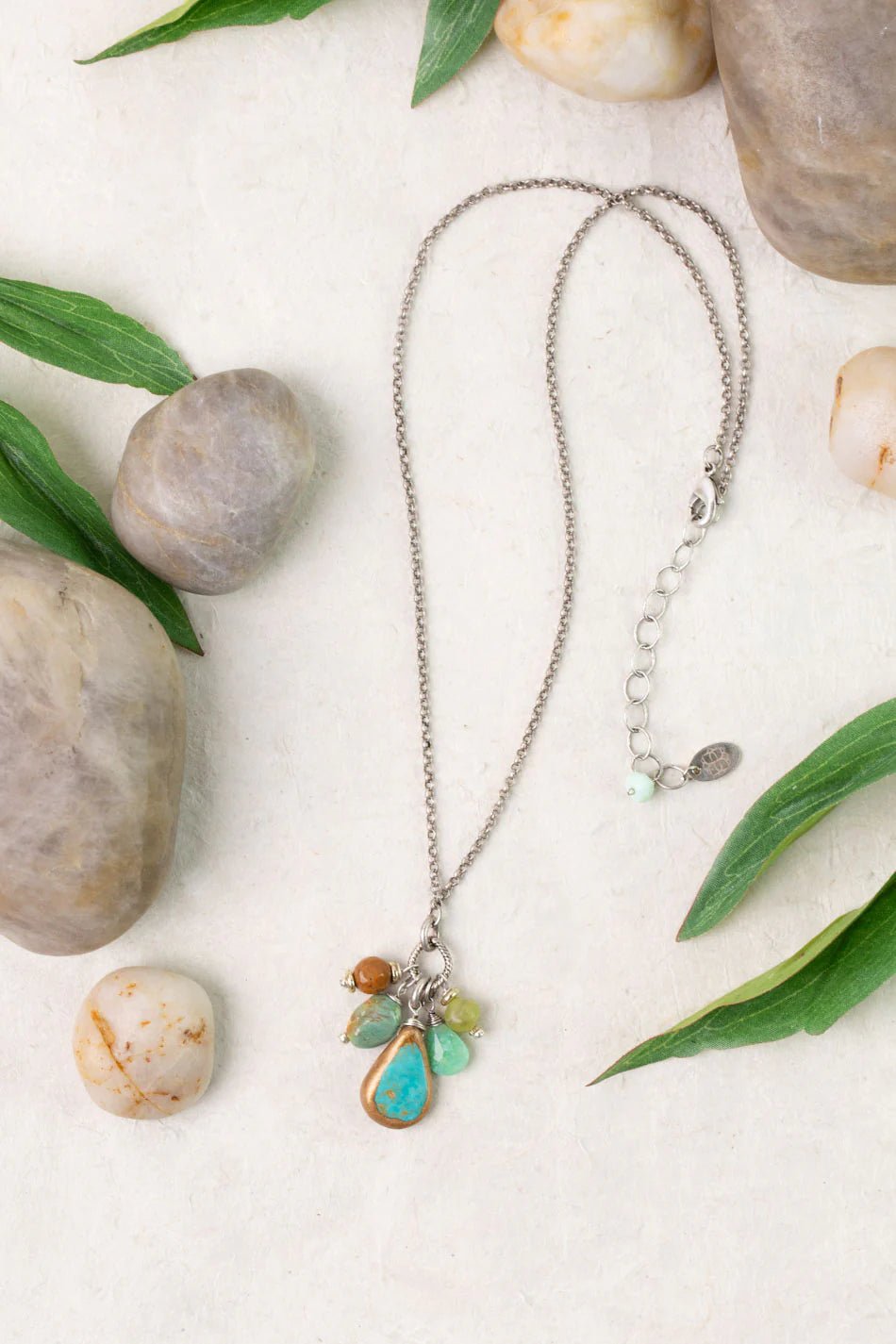 Remedy Opal Simple Necklace N005 - Vintage Vault Boutique