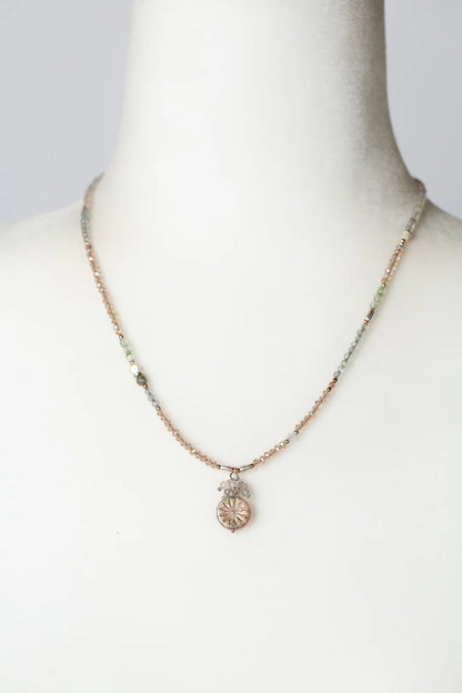 Rosebud Statement Necklace N002