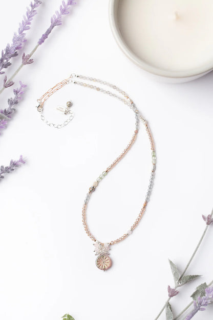 Rosebud Statement Necklace N002