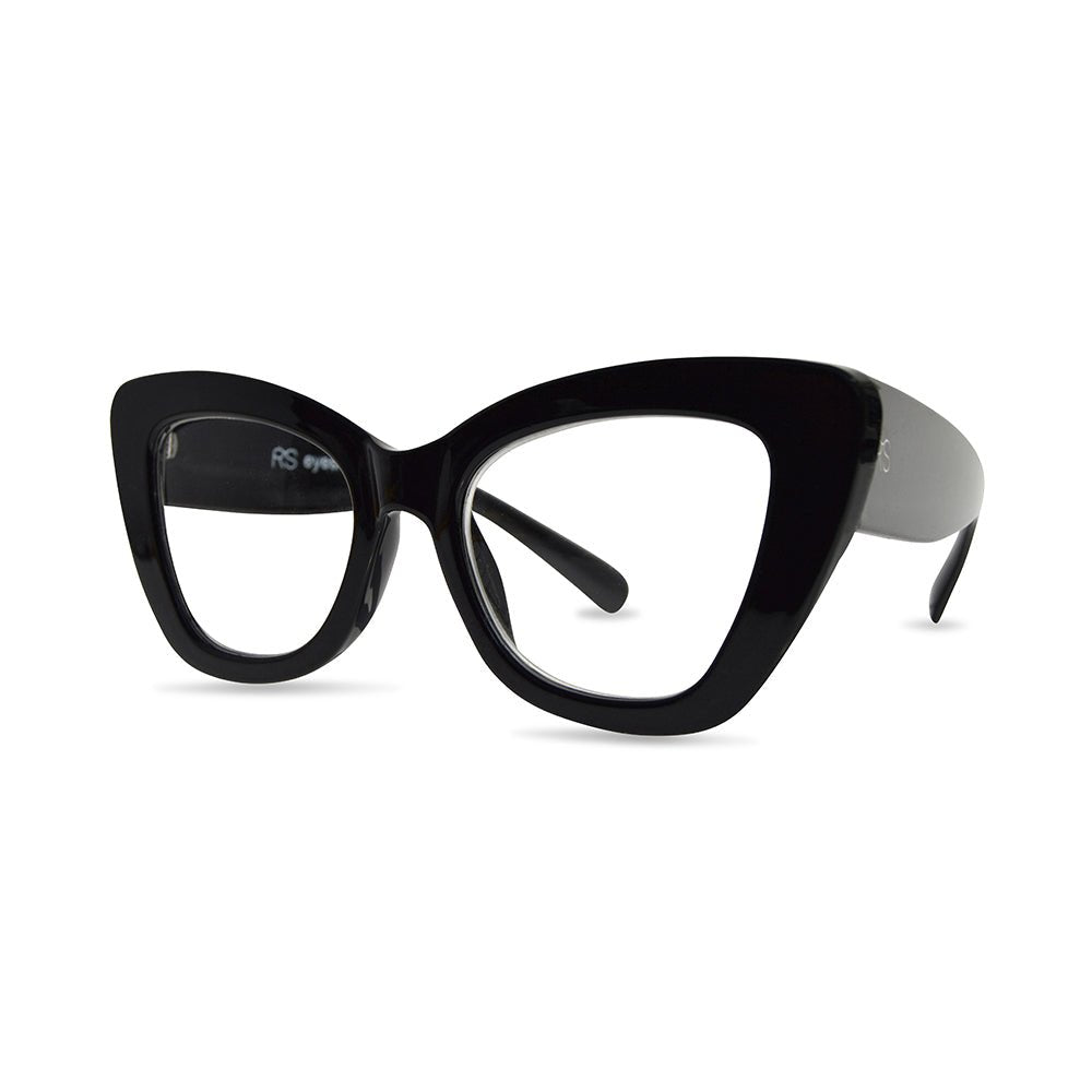 JANE Cat Eye Readers Black - Vintage Vault Boutique