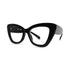 JANE Cat Eye Readers Black - Vintage Vault Boutique