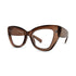 JANE Cat Eye Readers Brown - Vintage Vault Boutique