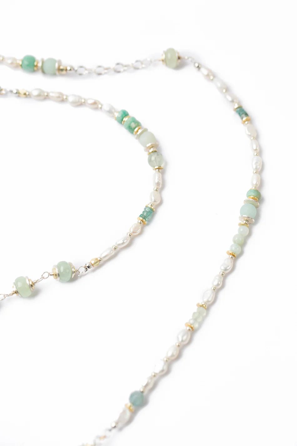 Serenity Collage Necklace N070 - Vintage Vault Boutique
