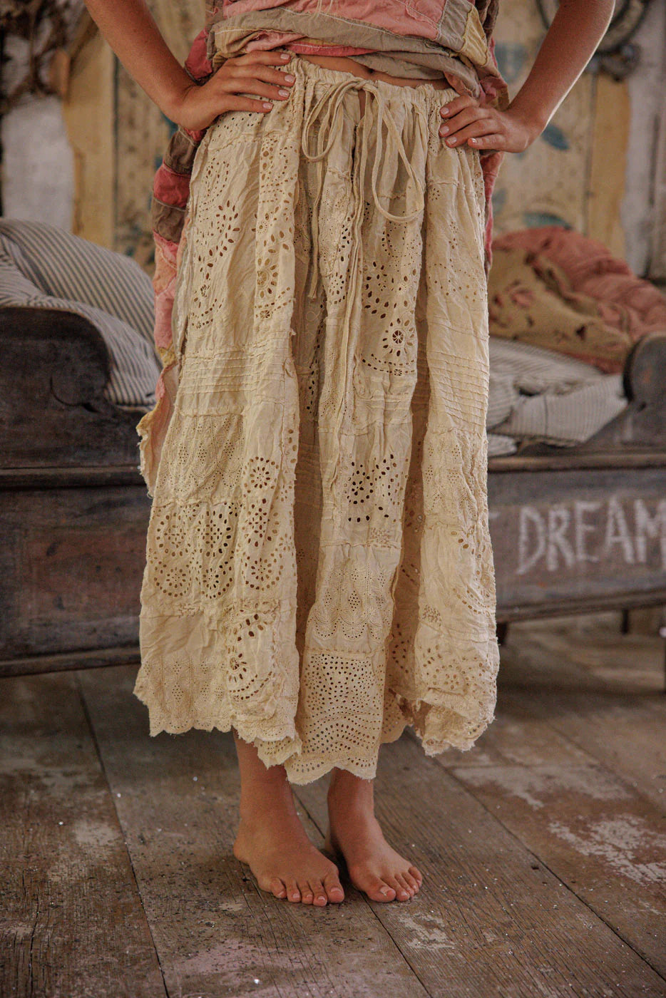 Skirt 237 Eyelet Patchwork Pissarro Skirt
