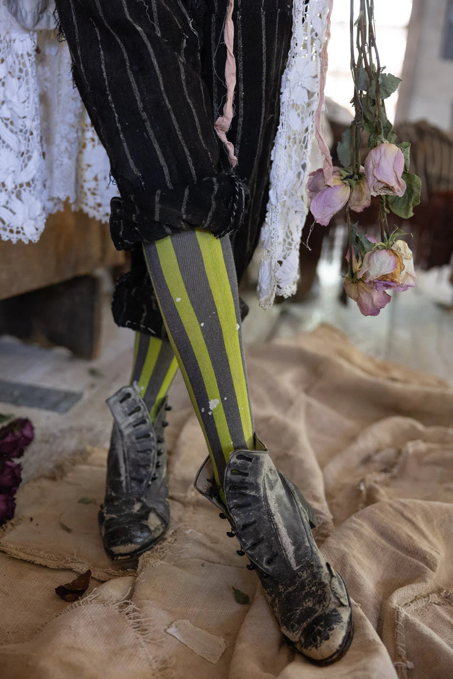 Sock 165 Art Class OTK Socks  Wicked