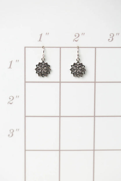 Sentiment Mandala Dangle Earrings