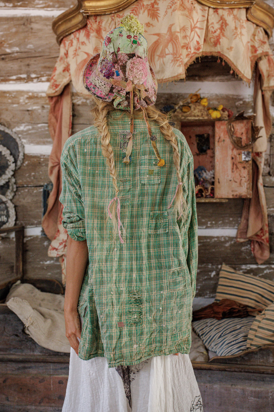 Top 1391 Adison Workshirt  Green Chili