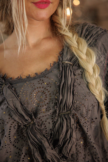 Top 2239 Eyelet Nonnie Belle Blouse
