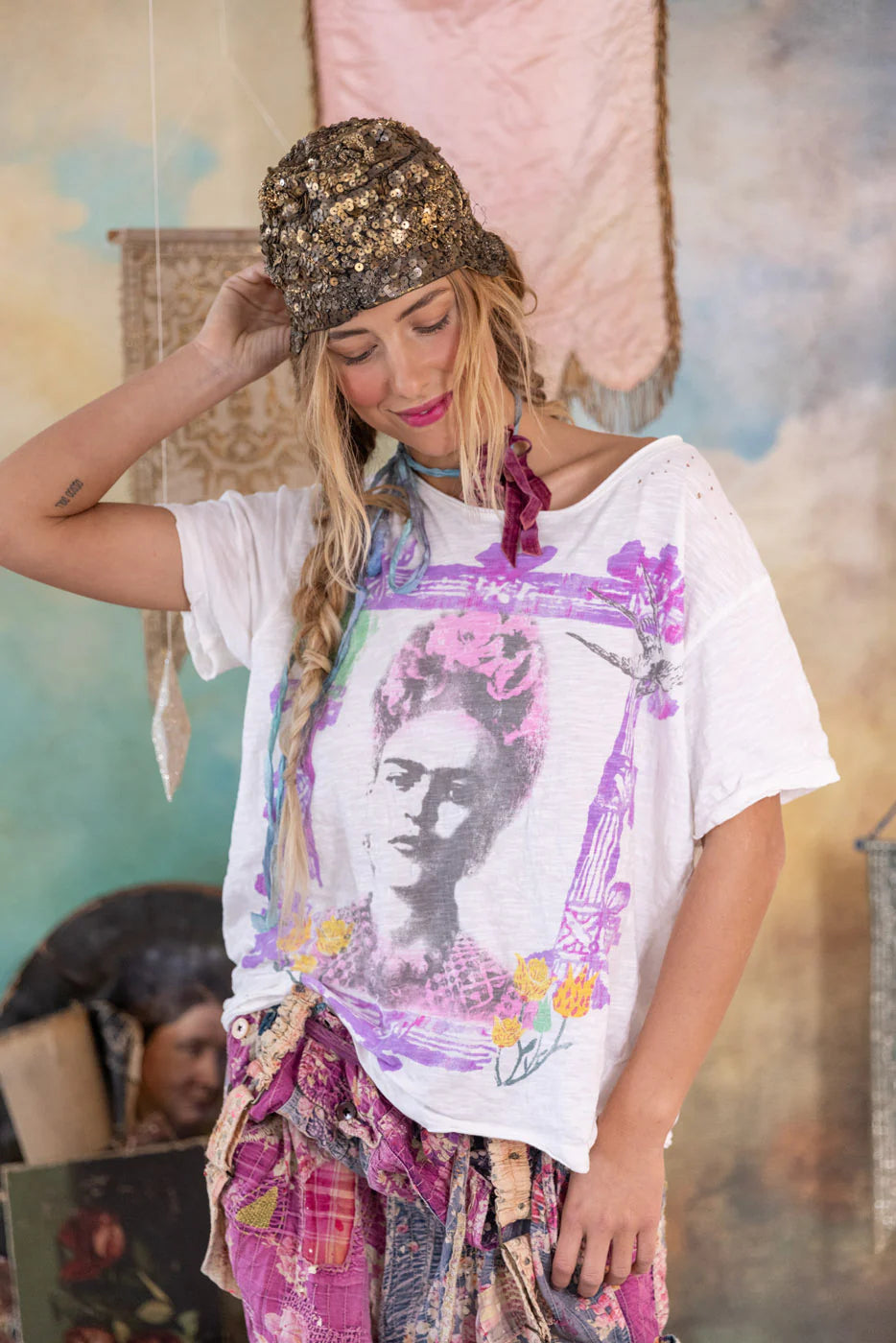 Top 2311 Frida Retablo Tee True