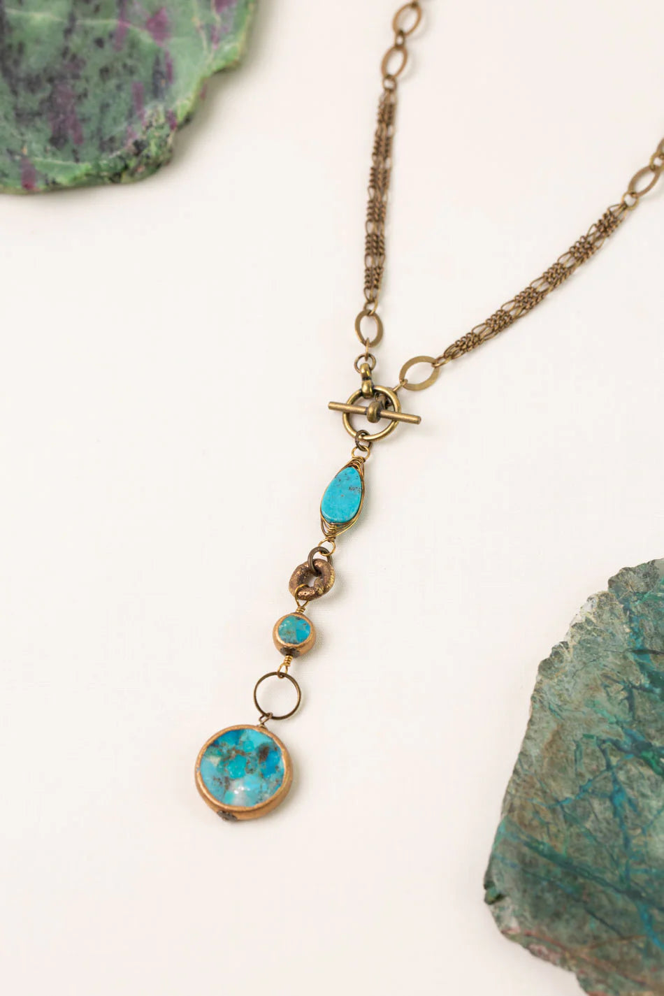 Transcend Turquoise Statement Necklace N006