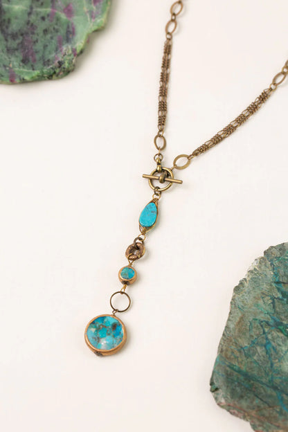 Transcend Turquoise Statement Necklace N006