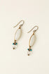 Transcend Moonstone Earrings E012 - Vintage Vault Boutique