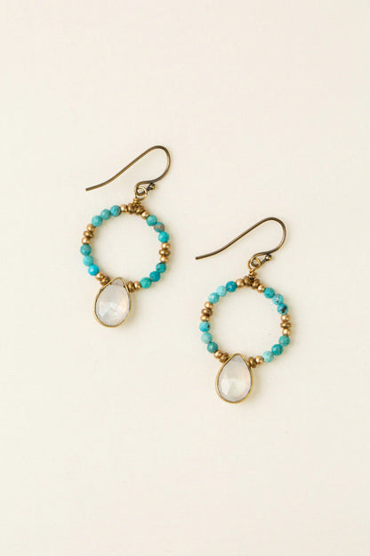 Transcend Turquoise Earrings E018