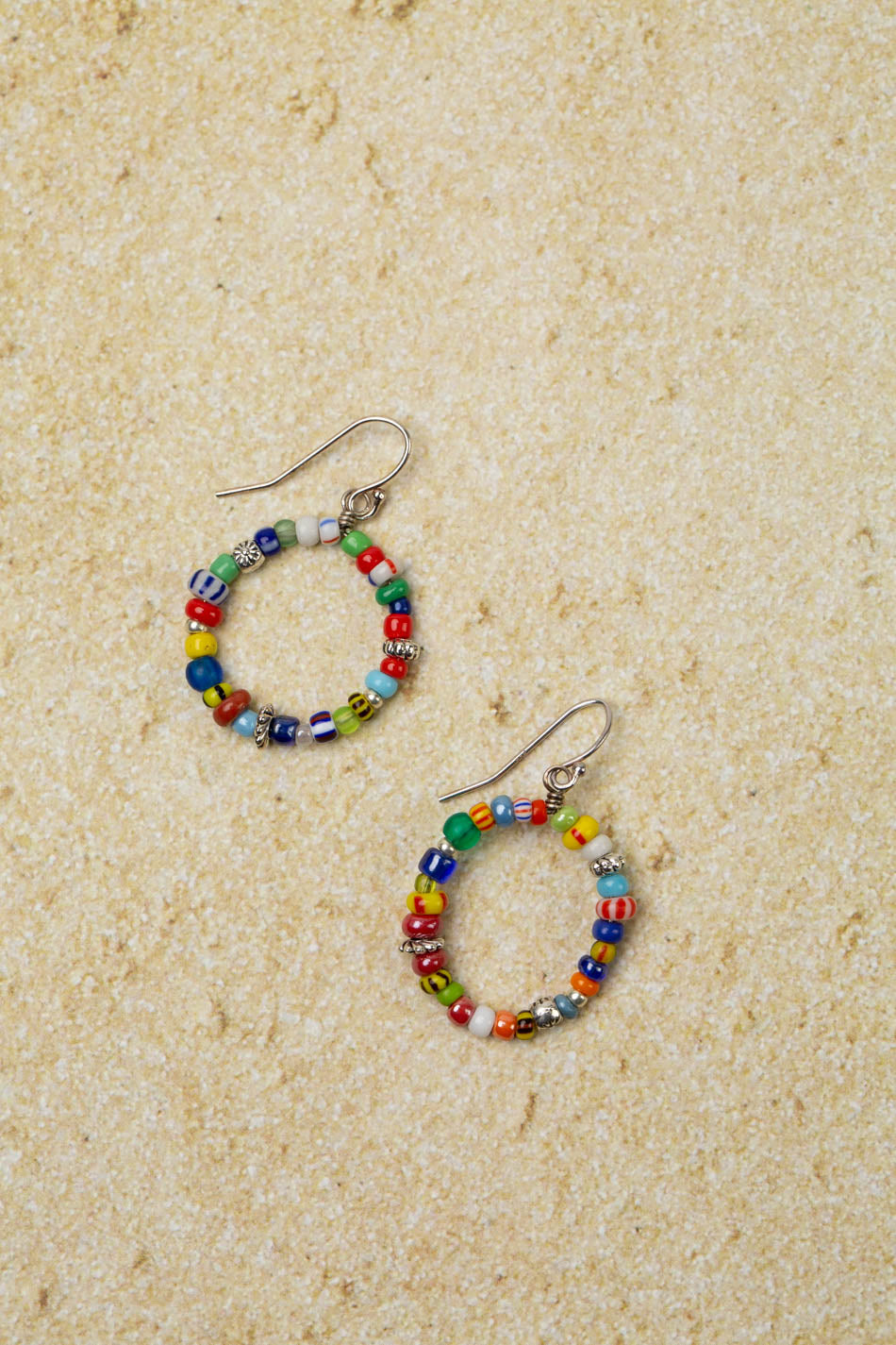 United Colorful Hoop Earrings E018