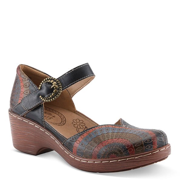 Veesome Black Multi Color Mary Jane - Vintage Vault Boutique