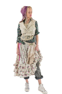 Vest 059 Embroidery Aysel Vest  Moonlight