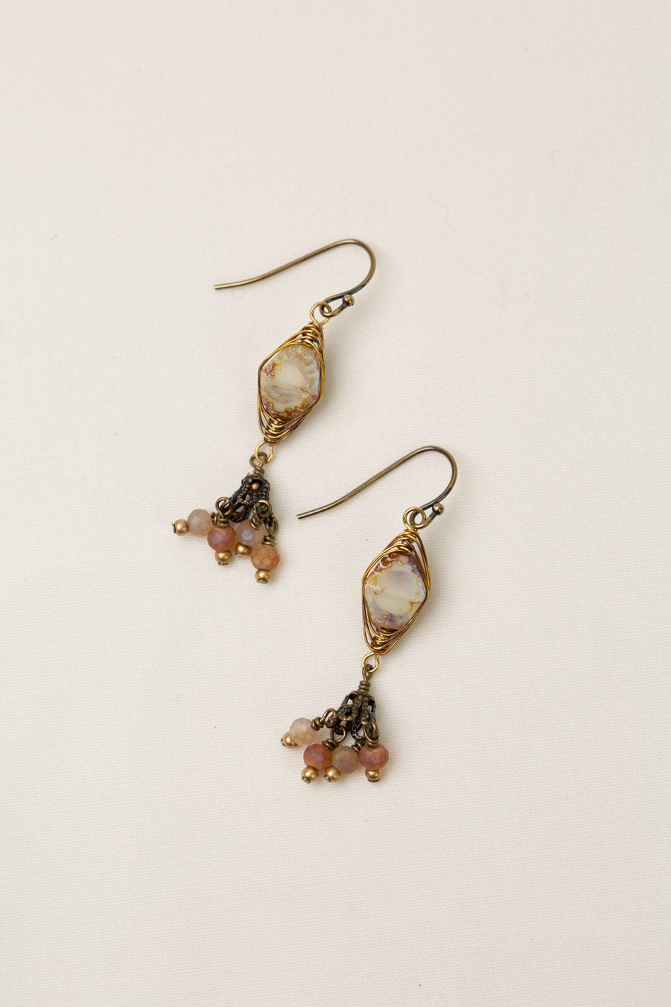 Wildflower Herringbone Earrings 019E