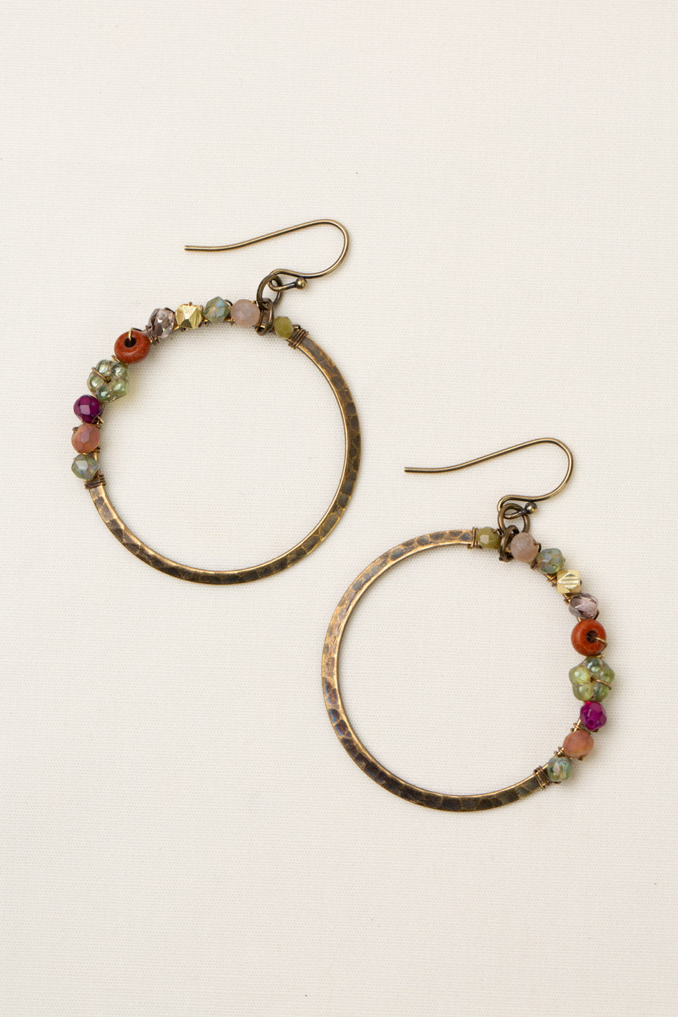 Wildflower Hoop Earrings E020
