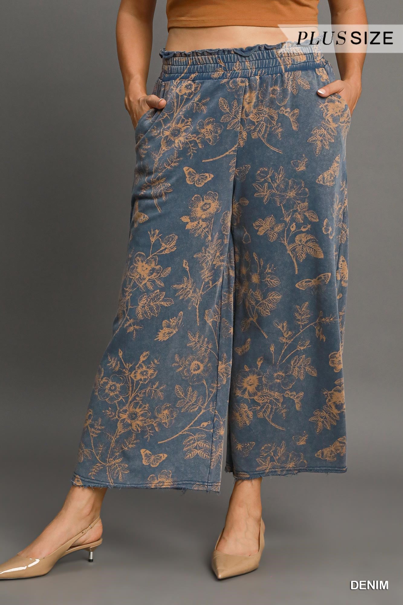 French Terry Floral Pants