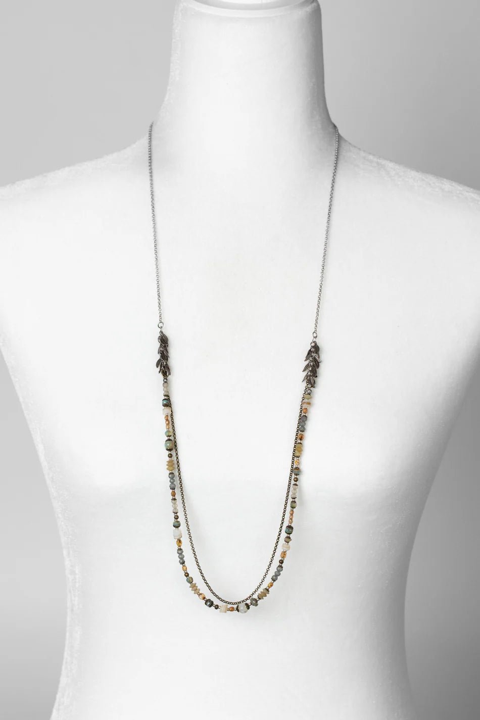 Wisdom Within Multistrand Necklace N007 - Vintage Vault Boutique
