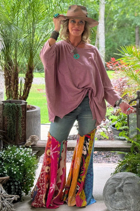 Be Free Top - Plum