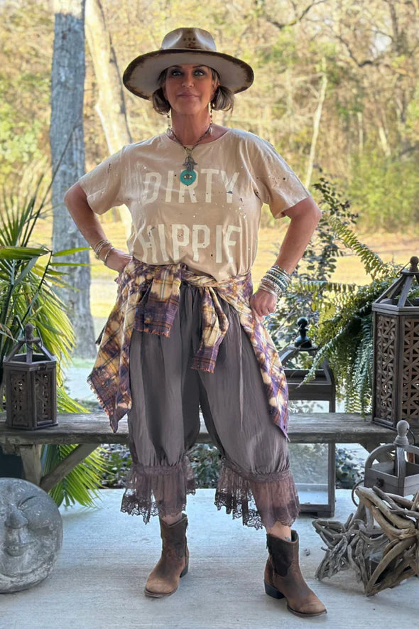 Vintage Hippie Tee-Vintage Tan