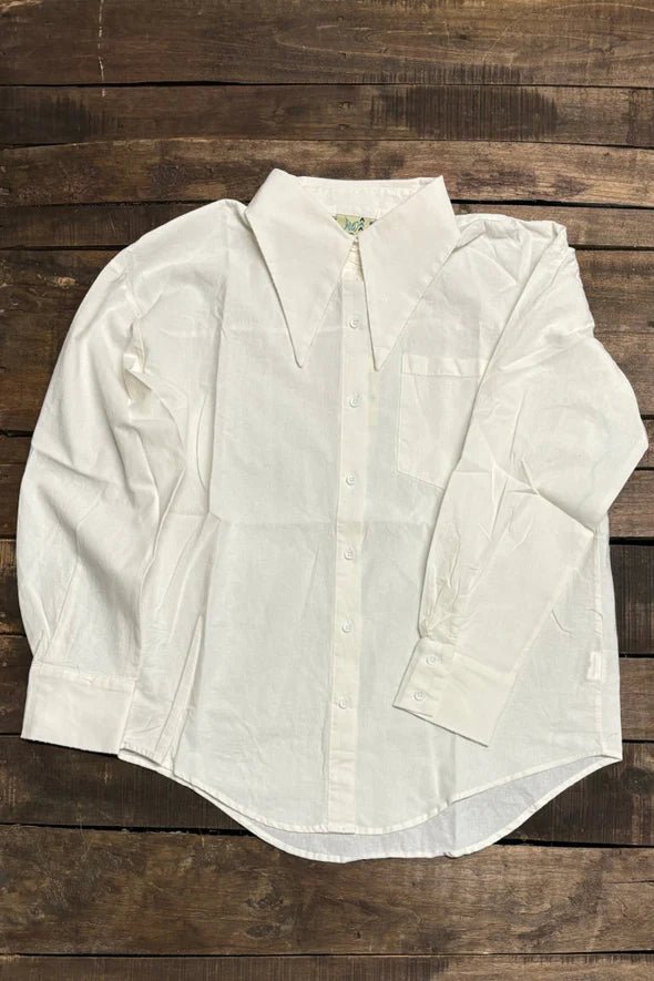 To The Point Shirt - Parchment - Vintage Vault Boutique