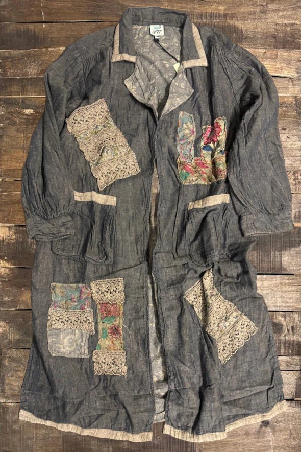 Patch Things Up Duster - Vintage Vault Boutique