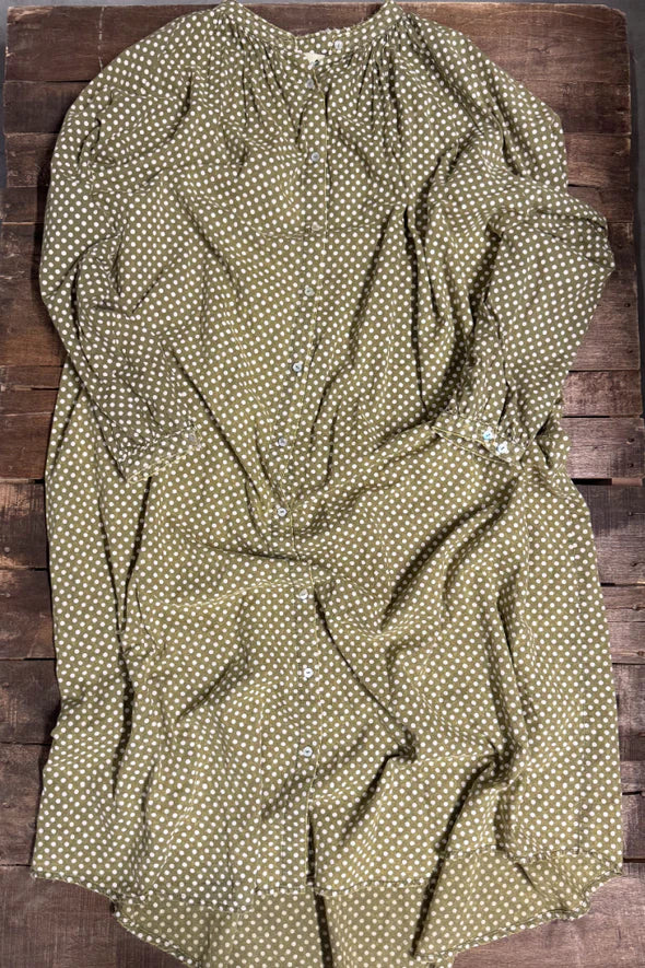 Sweet Nothings Dress Olive Dot
