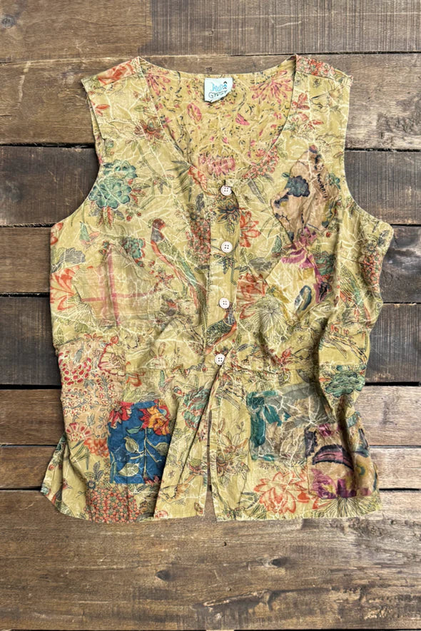 Enchanted Fields Vest - Olive