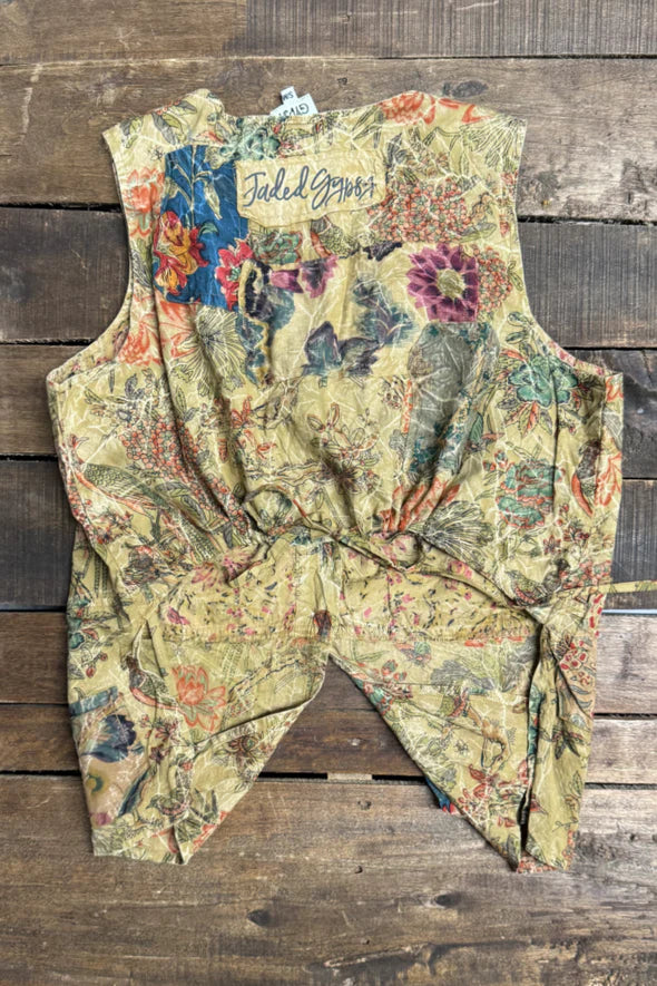 Enchanted Fields Vest - Olive