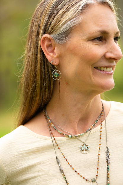 Wisdom Within Simple Dragonfly Necklace N004