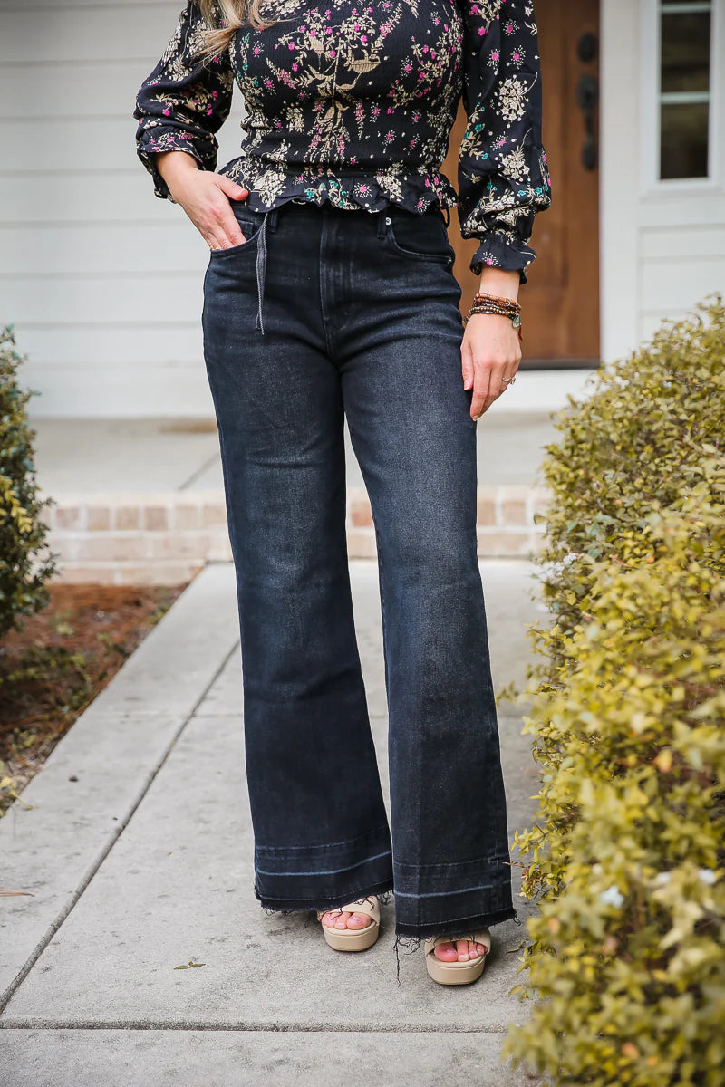 FIONA Super High Rise Wide Leg Jean