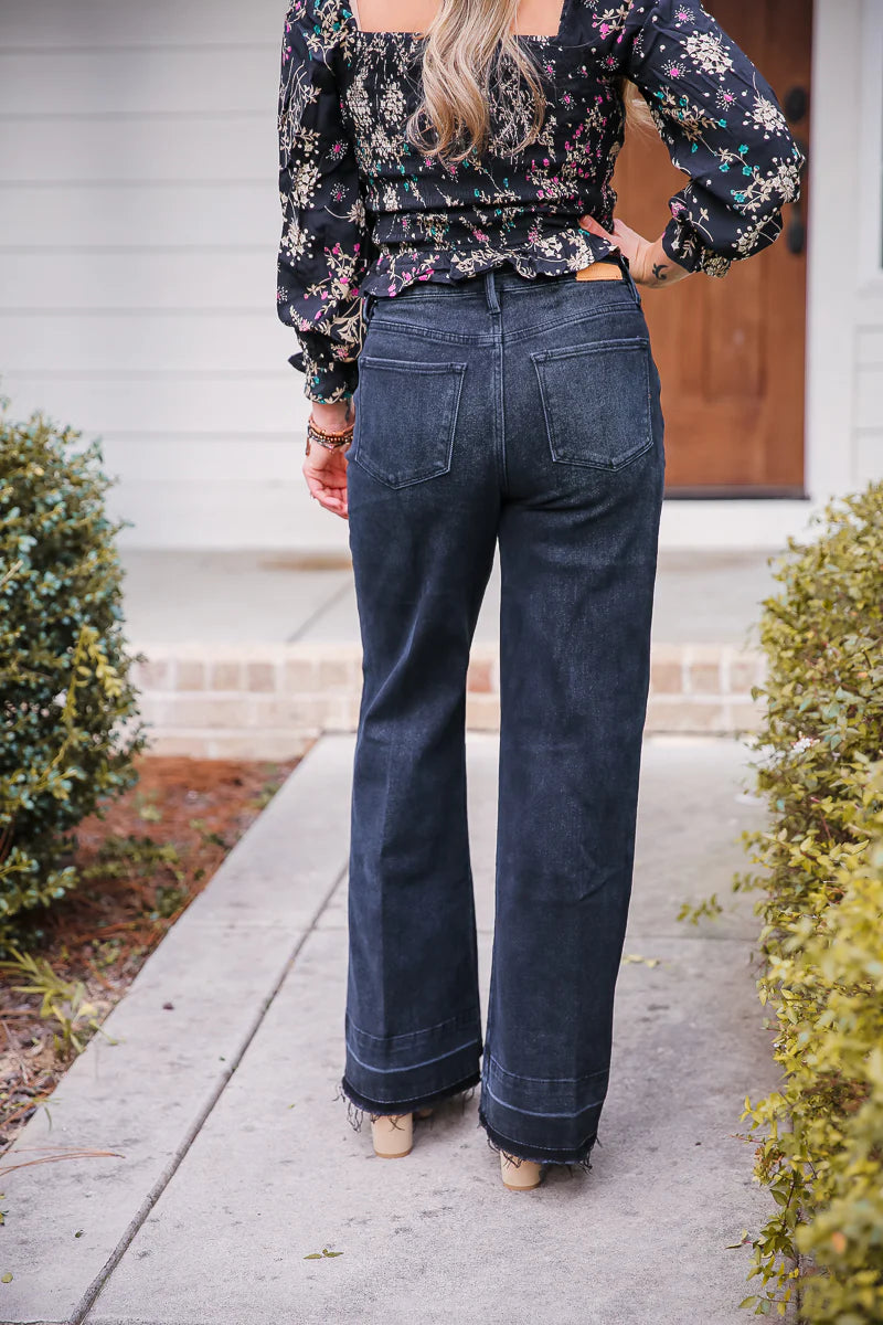 FIONA Super High Rise Wide Leg Jean