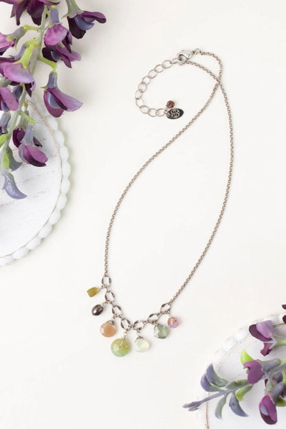 Water Lily Simple Necklace N001