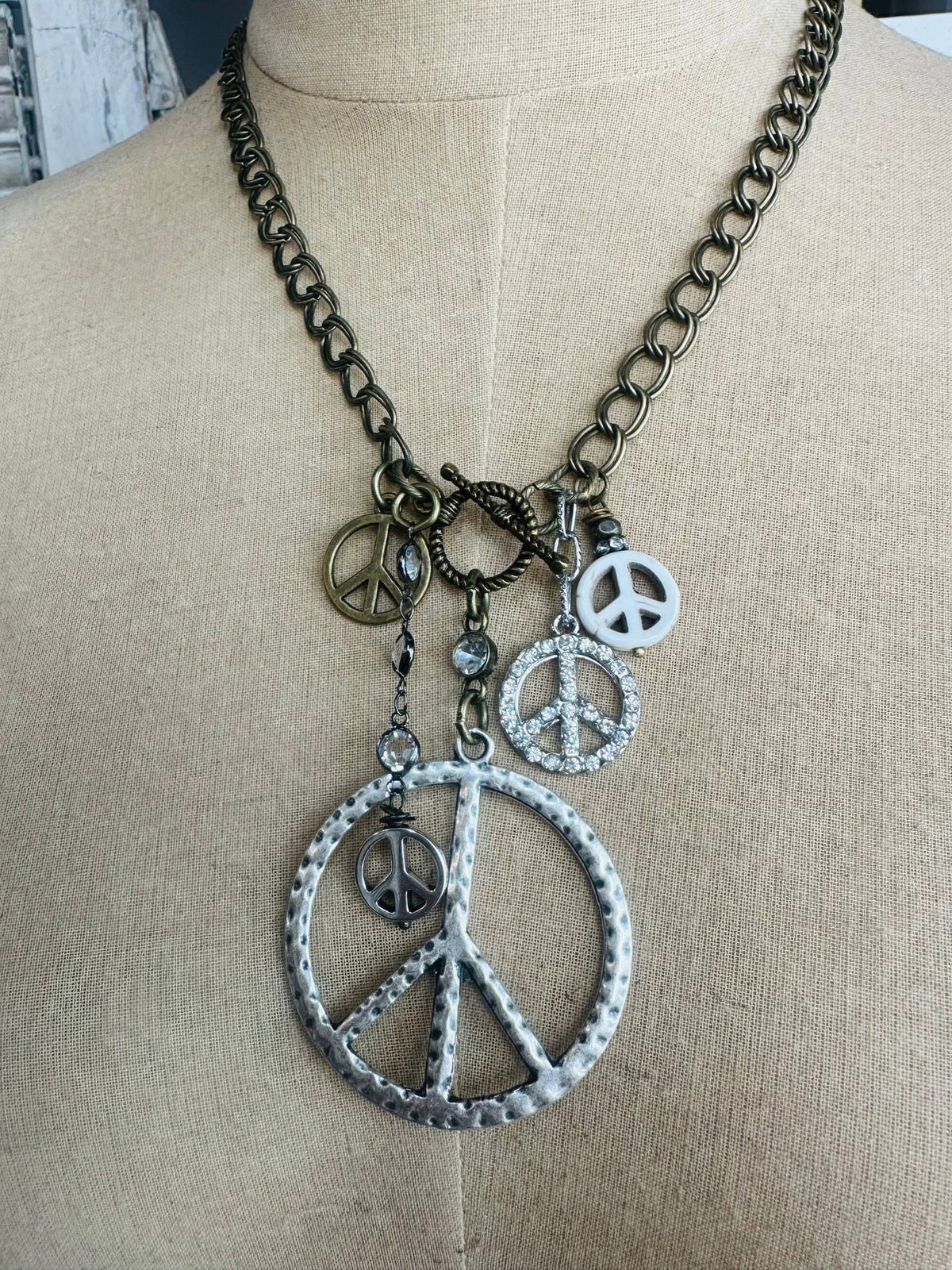 Gypsy Peace Necklace - Vintage Vault Boutique