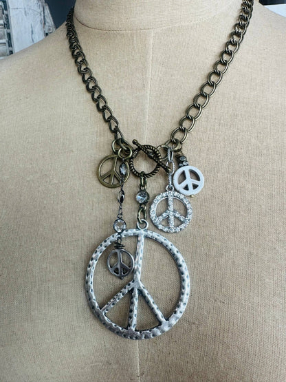 Gypsy Peace Necklace - Vintage Vault Boutique