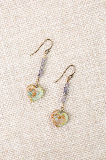 Folklore Tanzanite Simple Earrings E019 - Vintage Vault Boutique