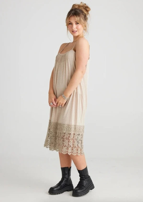 Marisol Lace Edged Dress/Slip 