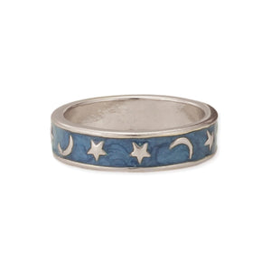 Vintage Celestial Band Ring