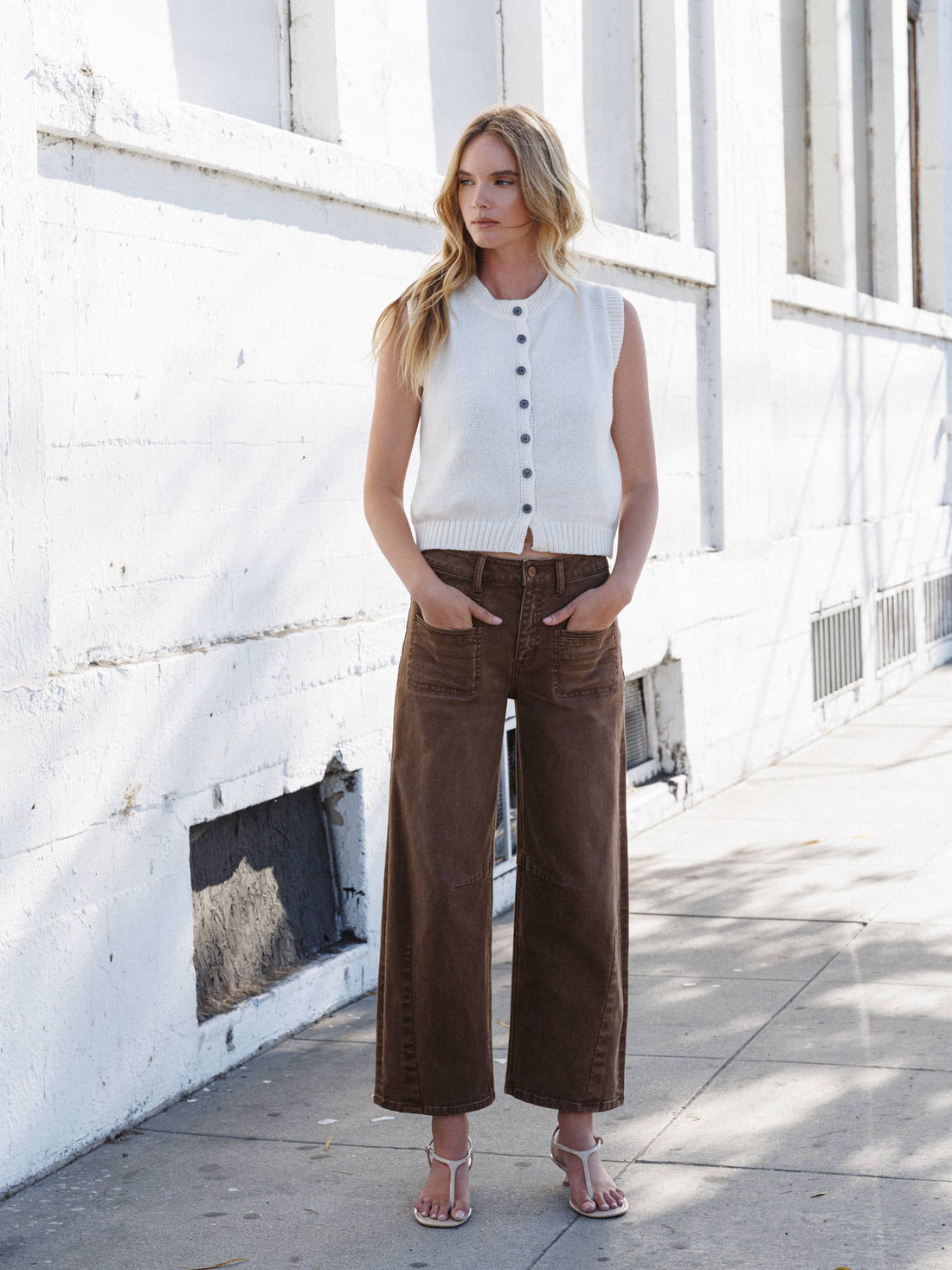 Welt Pocket Coffee Barrel Jean