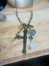 Regal Charmed Cross Necklace - Vintage Vault Boutique
