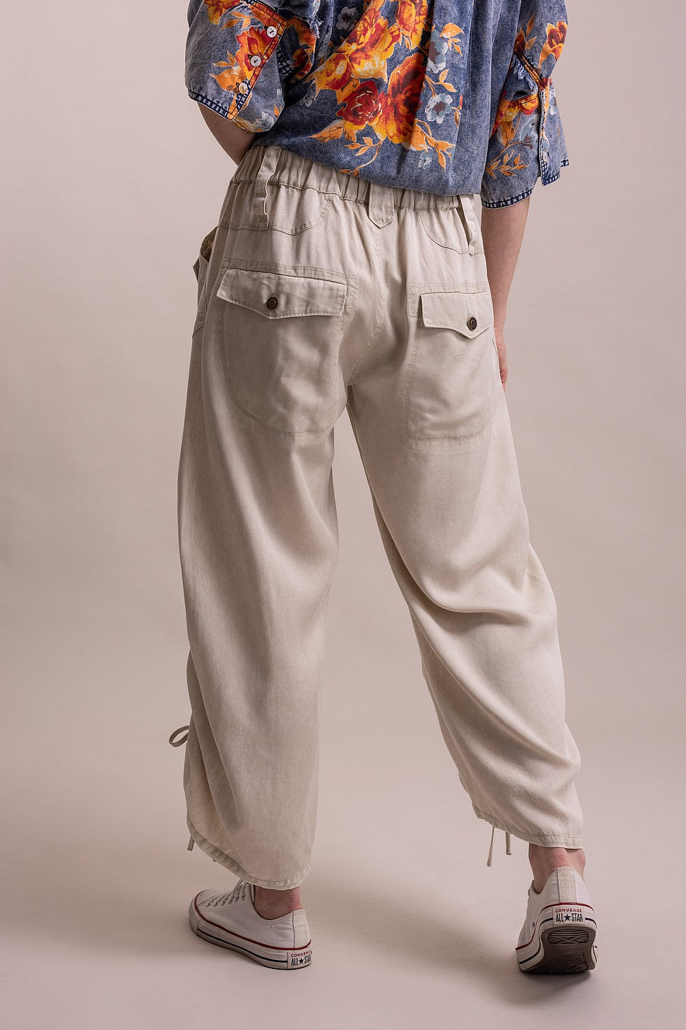 Stone Cargo Pocket Pants