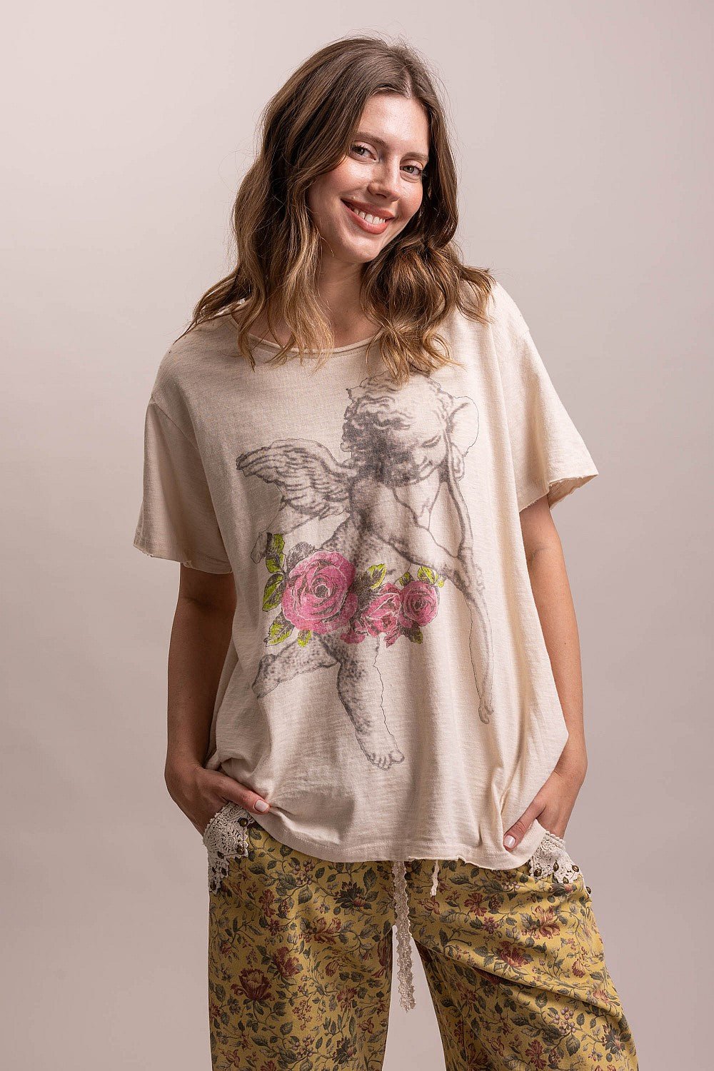 Cherub and Rose T-Shirt