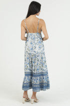 Willow Blue Tie Front Dress