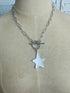 Silver Toggle Star Necklace - Vintage Vault Boutique