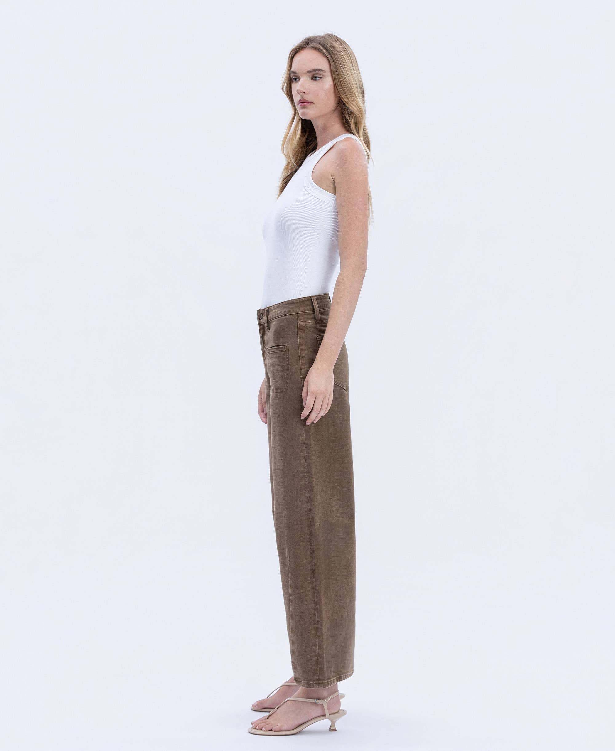 Welt Pocket Coffee Barrel Jean