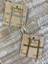 Large Bronze Cross Earring  - Vintage Vault Boutique