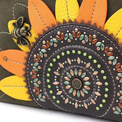 Dazzled Mini Crossbody Sunflower Olive - Vintage Vault Boutique