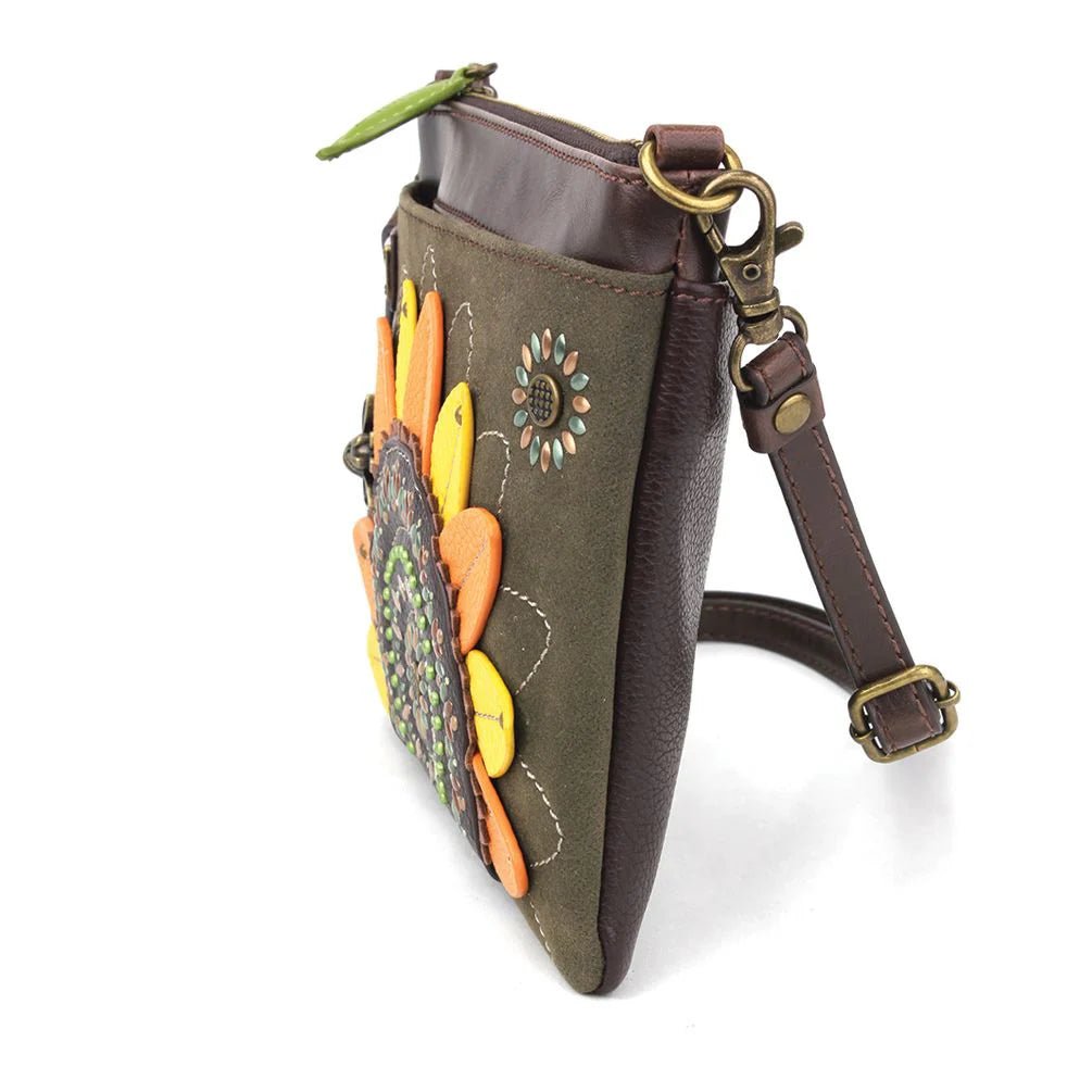 Dazzled Mini Crossbody Sunflower Olive - Vintage Vault Boutique